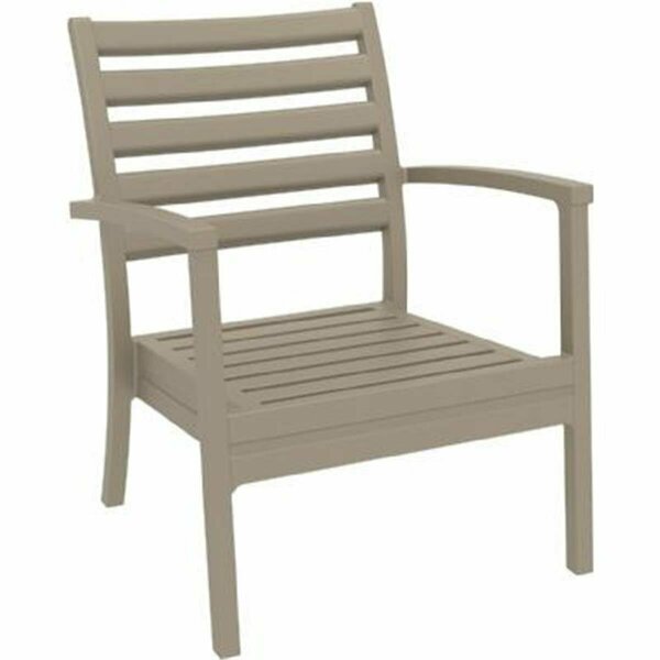 Book Publishing Co Artemis Club Chair Extra Large - Dove Gray - Set of 2 GR2842628